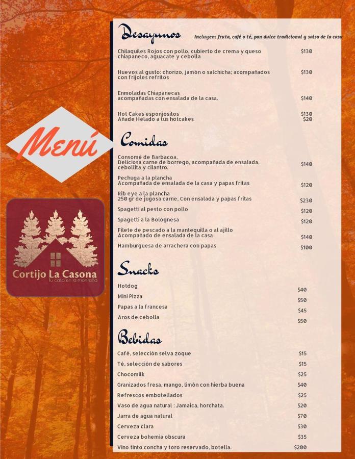 Cortijo La Casona & Bungalow Al Pie De La Montana San Cristóbal de Las Casas Екстериор снимка